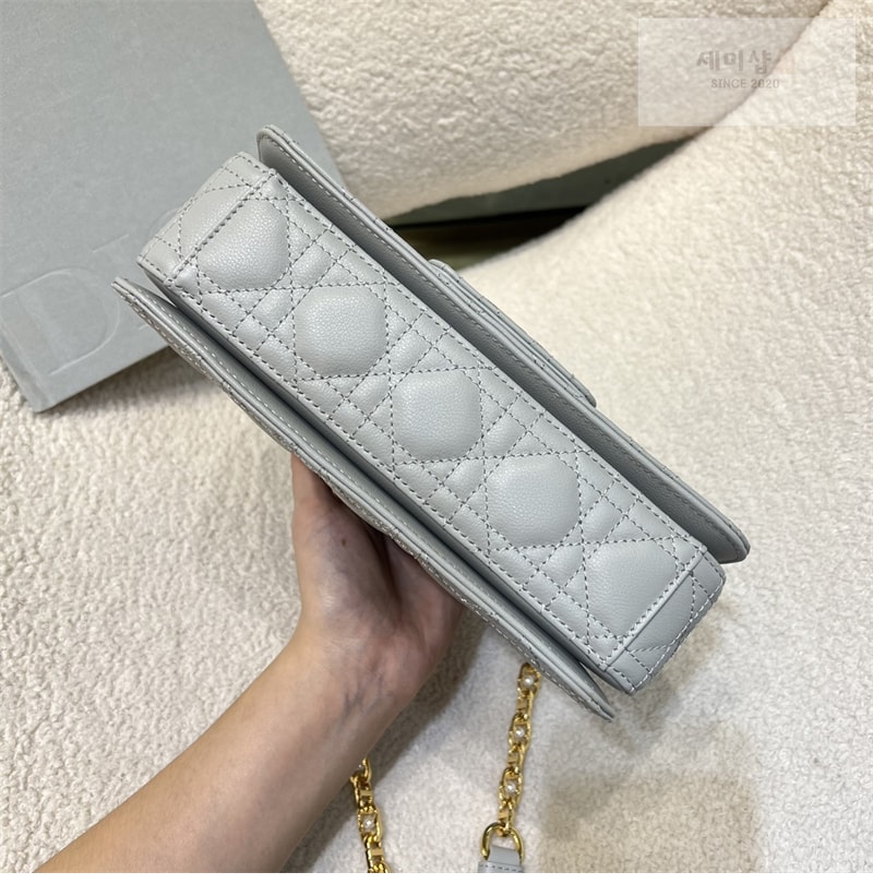 D I O R 디올 졸리 스몰 탑 핸들백 그레이 까나쥬 Bag 1번 이미지