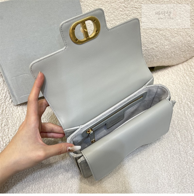 D I O R 디올 졸리 스몰 탑 핸들백 그레이 까나쥬 Bag 8번 이미지