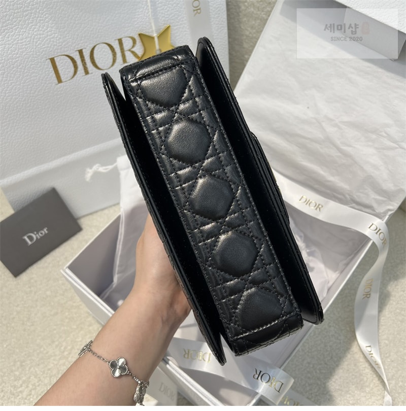 D I O R 디올 졸리 스몰 탑 핸들백 블랙 까나쥬 Bag 5번 이미지