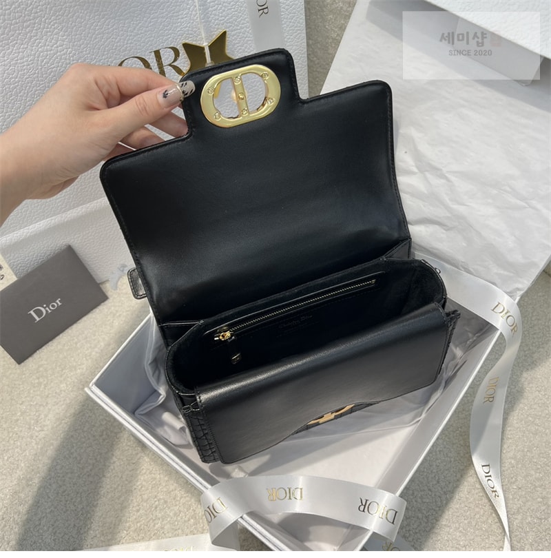 D I O R 디올 졸리 스몰 탑 핸들백 블랙 까나쥬 Bag 8번 이미지