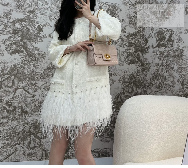 D I O R 디올 졸리 스몰 탑 핸들백 파우더 핑크 까나쥬 Bag 14번 이미지