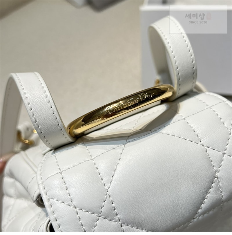 D I O R 디올 카로 스몰 백팩 라떼 매크로 까나쥬 Bag 12번 이미지