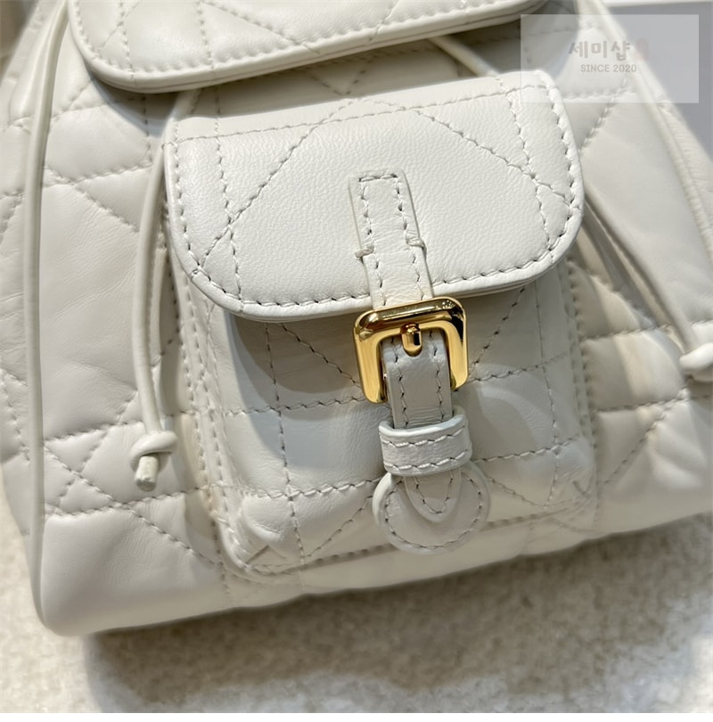D I O R 디올 카로 스몰 백팩 라떼 매크로 까나쥬 Bag 14번 이미지