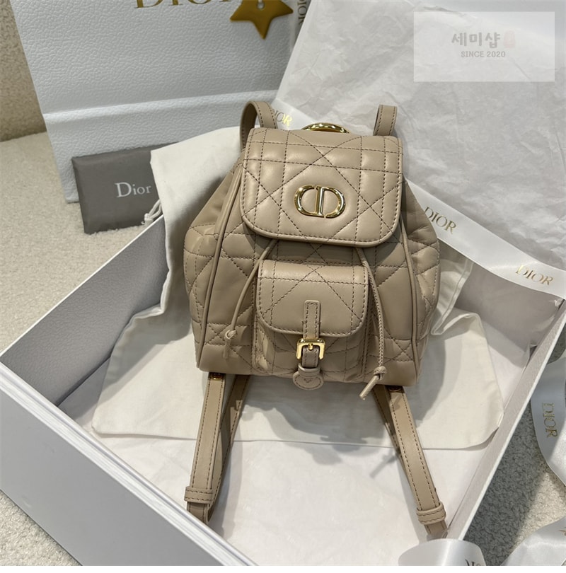 D I O R 디올 카로 스몰 백팩 베이지 매크로까나쥬 Bag 11번 이미지