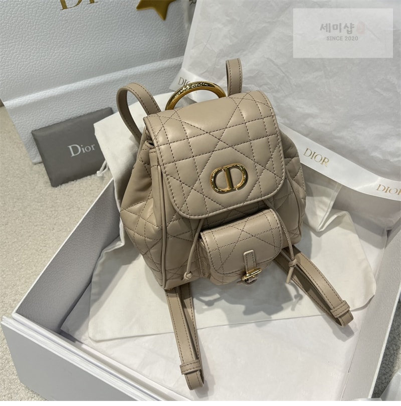 D I O R 디올 카로 스몰 백팩 베이지 매크로까나쥬 Bag 3번 이미지