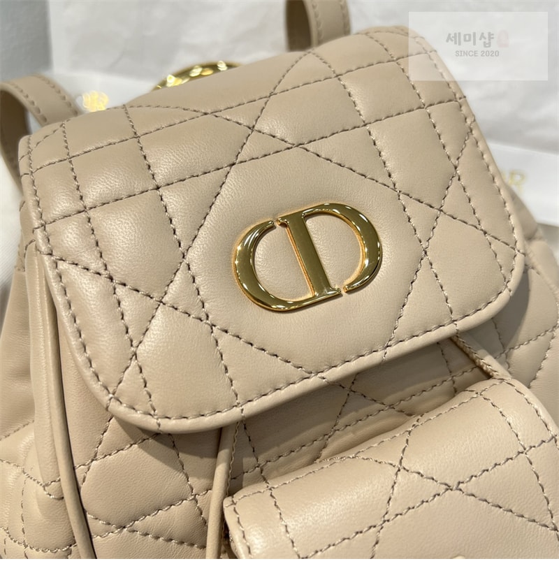 D I O R 디올 카로 스몰 백팩 베이지 매크로까나쥬 Bag 9번 이미지