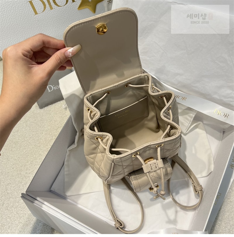 D I O R 디올 카로 스몰 백팩 베이지 매크로까나쥬 Bag 16번 이미지