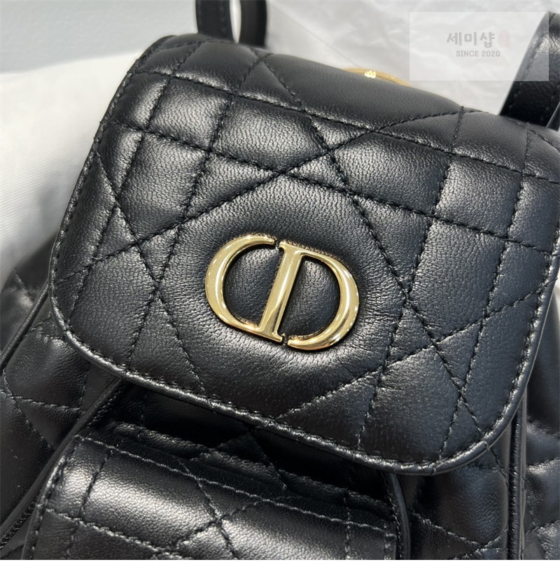 D I O R 디올 카로 스몰 백팩 블랙 매크로까나쥬 Bag 8번 이미지