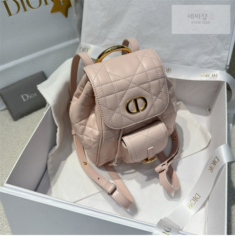 D I O R 디올 카로 스몰 백팩 핑크 매크로까나쥬 Bag 5번 이미지