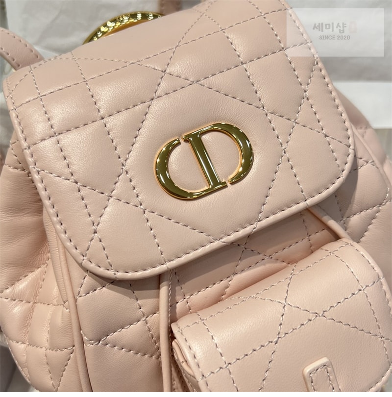 D I O R 디올 카로 스몰 백팩 핑크 매크로까나쥬 Bag 8번 이미지