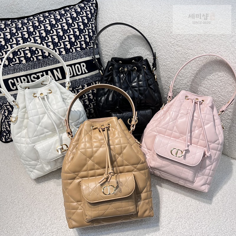 D I O R 디올 카로 스몰 버킷백 매크로까나쥬 핑크 Bag 4번 이미지