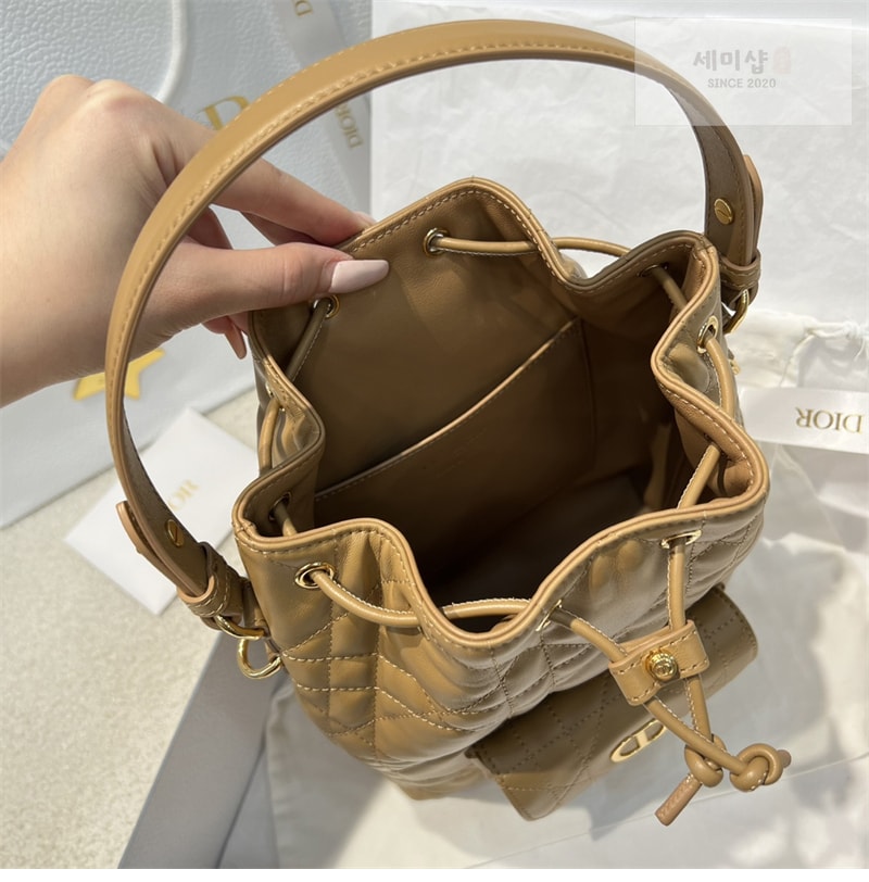 D I O R 디올 카로 스몰 버킷백 매크로까나쥬 핑크 Bag 15번 이미지
