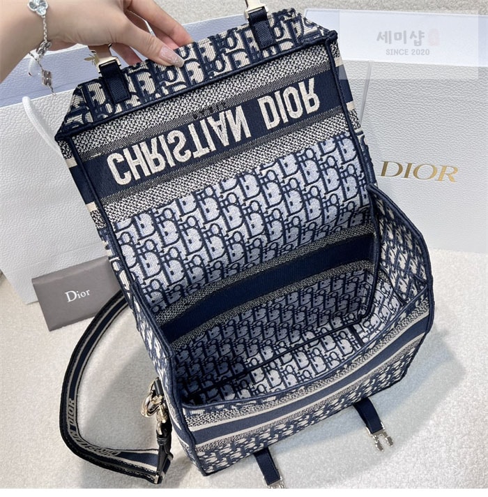 D I O R 디올 캠프 오블리크 미디엄 백 Bag 7번 이미지
