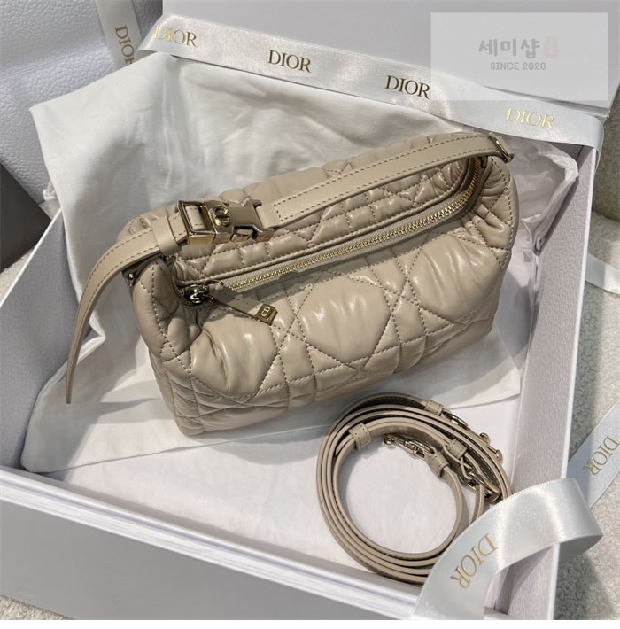 D I O R 디올 트래블 노마드 Nomad 미디엄 파우치 매크로까나쥬 라떼 Bag 29번 이미지