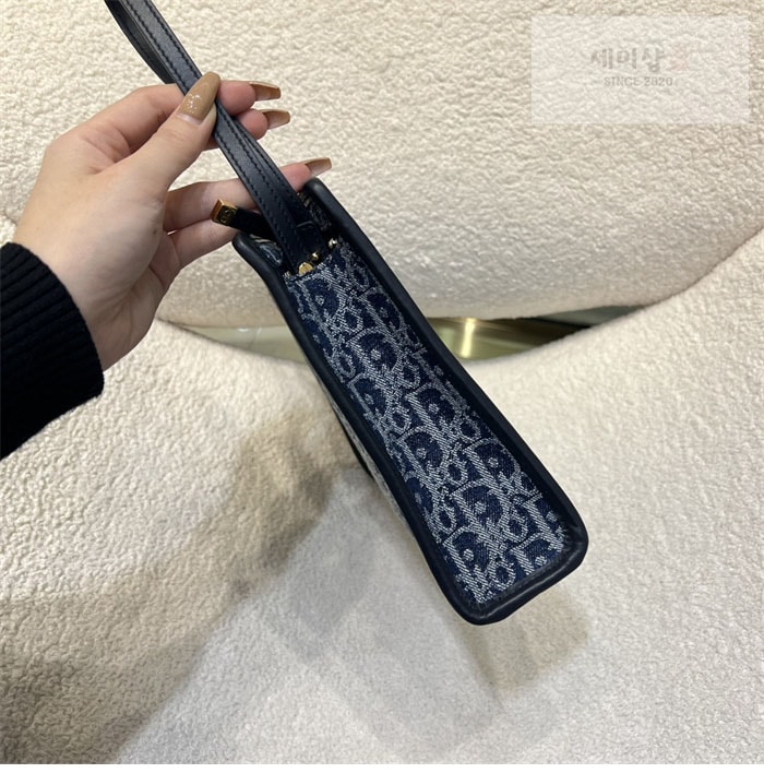 D I O R 디올 30 몽테인 파우치 클러치 데님 오블리크 Bag 8번 이미지