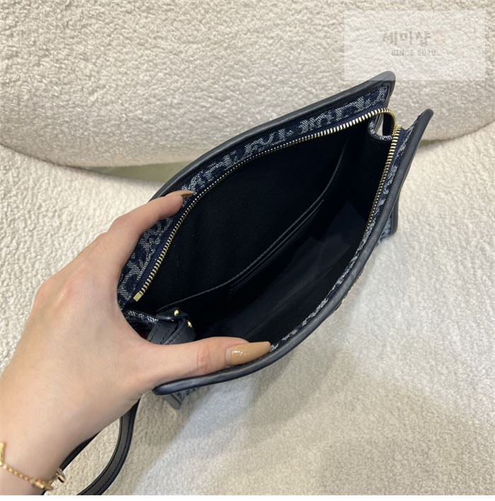 D I O R 디올 30 몽테인 파우치 클러치 데님 오블리크 Bag 11번 이미지