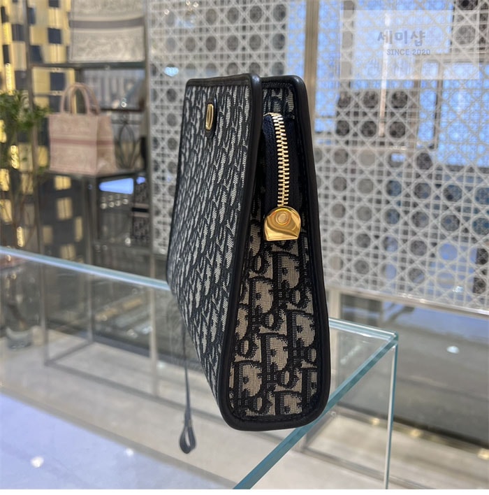 D I O R 디올 30 몽테인 파우치 클러치 오블리크 자카드 Bag 10번 이미지