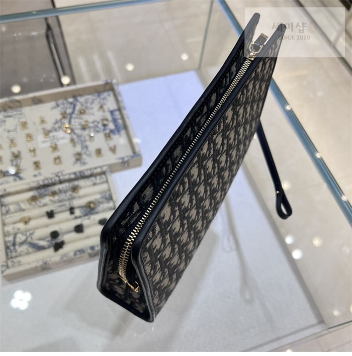 D I O R 디올 30 몽테인 파우치 클러치 오블리크 자카드 Bag 5번 이미지