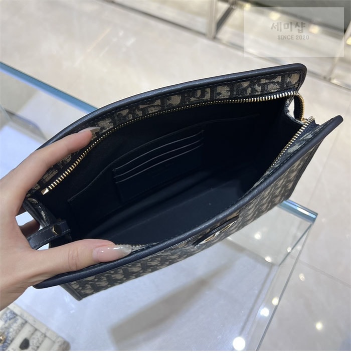 D I O R 디올 30 몽테인 파우치 클러치 오블리크 자카드 Bag 18번 이미지
