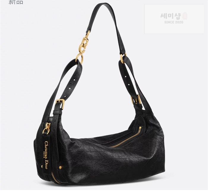 D I O R 디올 D-Journey 디저니 미디엄 백 블랙 매크로 까나쥬 Bag 2번 이미지