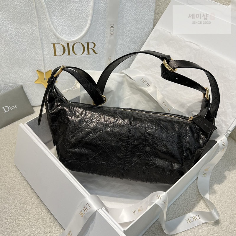 D I O R 디올 D-Journey 디저니 스몰 백 블랙 매크로 까나쥬 Bag 10번 이미지