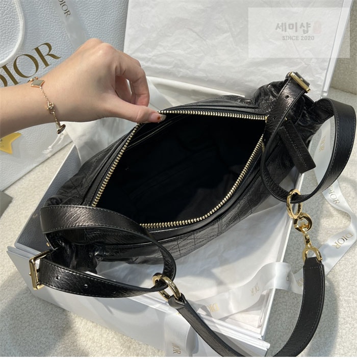 D I O R 디올 D-Journey 디저니 스몰 백 블랙 매크로 까나쥬 Bag 5번 이미지