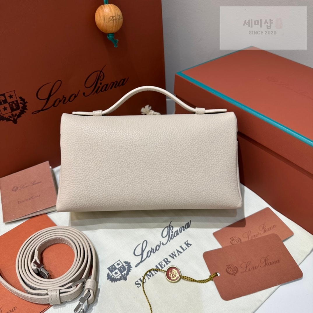 로로피아나 로로피아나 엑스트라 포켓 파우치 L19 발레 핑크 Bag 3번 이미지