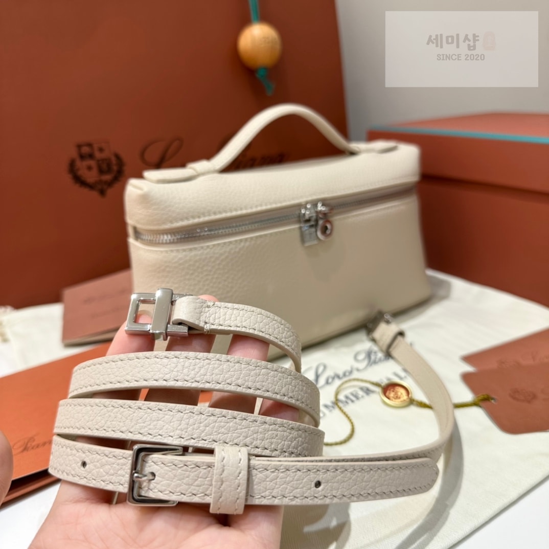 로로피아나 로로피아나 엑스트라 포켓 파우치 L19 발레 핑크 Bag 7번 이미지