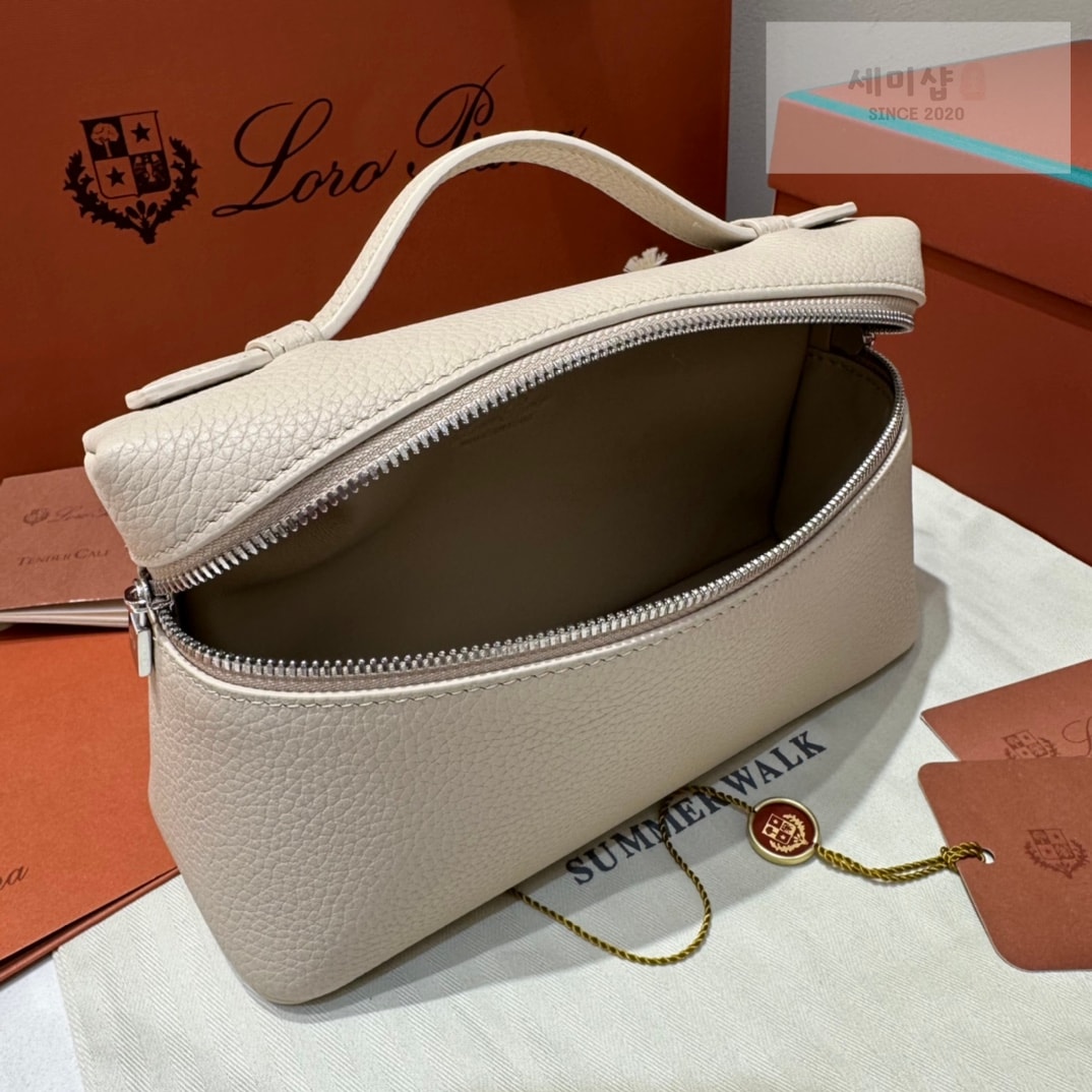 로로피아나 로로피아나 엑스트라 포켓 파우치 L19 발레 핑크 Bag 8번 이미지
