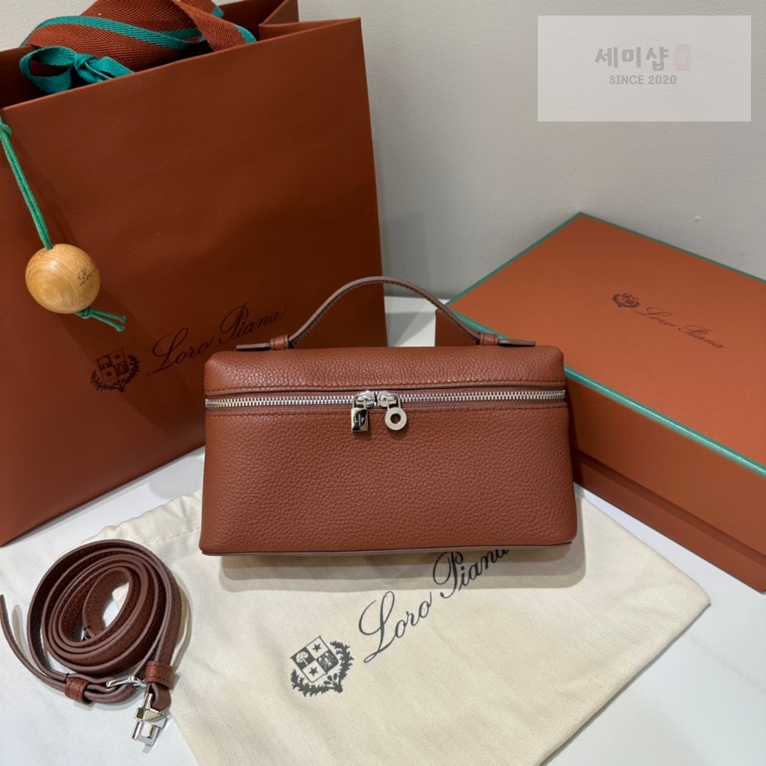 로로피아나 로로피아나 엑스트라 포켓 파우치 L19 퀴멜 Bag 1번 이미지
