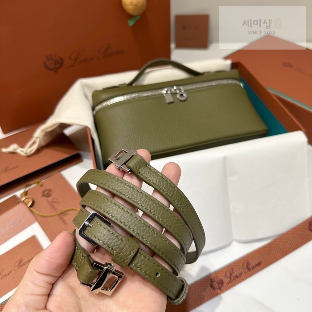 로로피아나 로로피아나 엑스트라 포켓 파우치 L19 세이지 Bag 6번 이미지