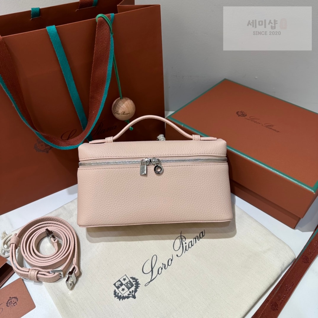 로로피아나 로로피아나 엑스트라 포켓 파우치 L19 로즈 쿼츠 Bag 1번 이미지