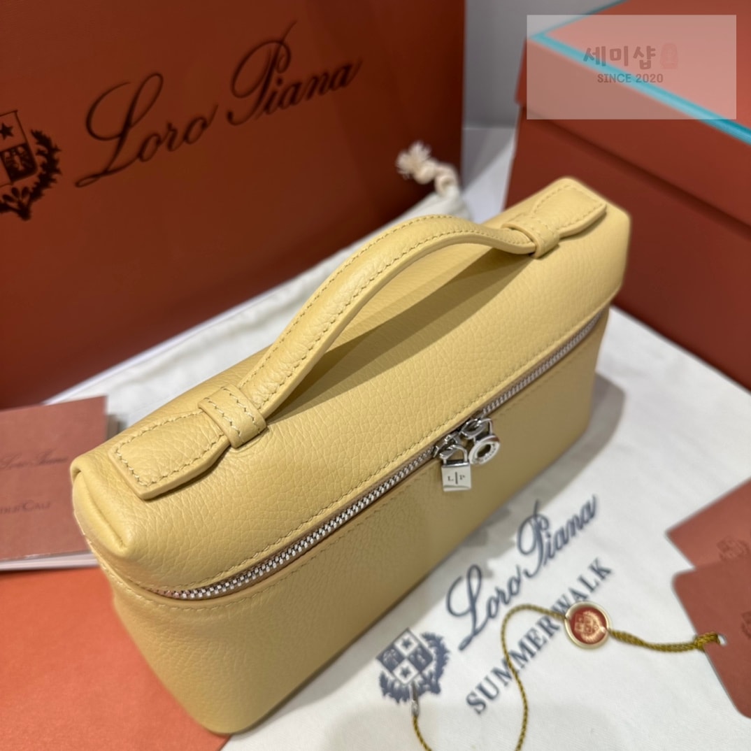 로로피아나 로로피아나 엑스트라 포켓 파우치 L19 커스터드 Bag 5번 이미지