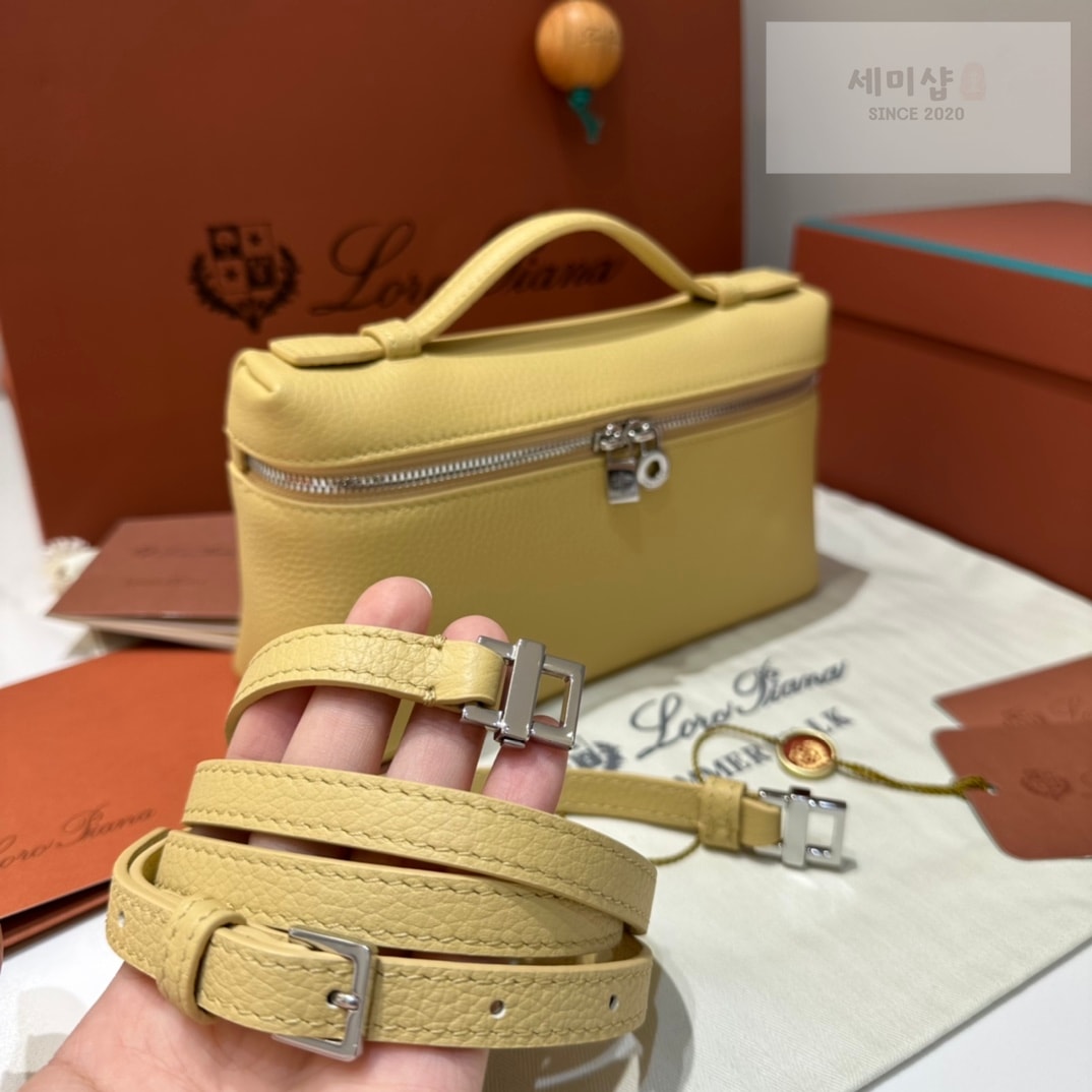 로로피아나 로로피아나 엑스트라 포켓 파우치 L19 커스터드 Bag 6번 이미지