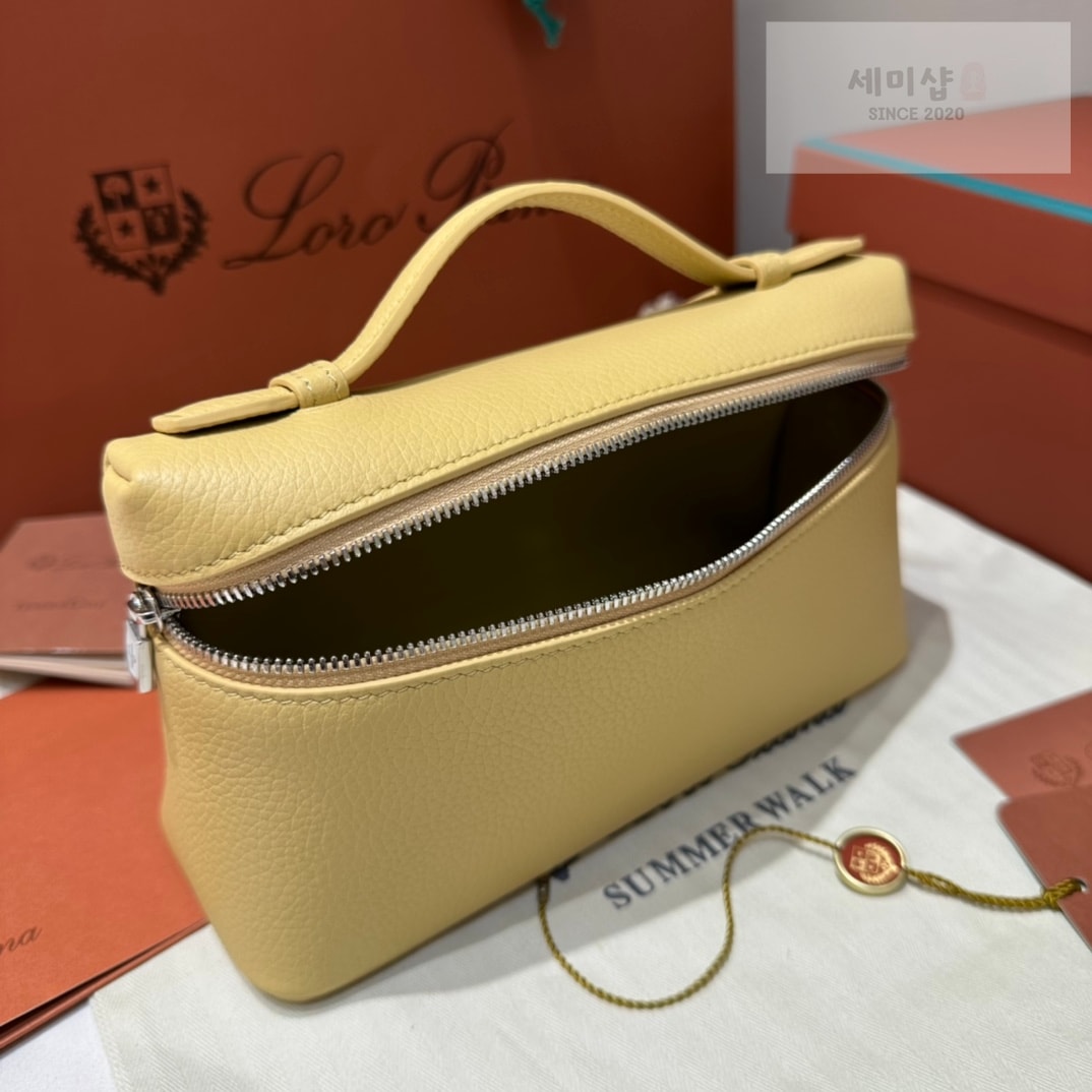 로로피아나 로로피아나 엑스트라 포켓 파우치 L19 커스터드 Bag 7번 이미지
