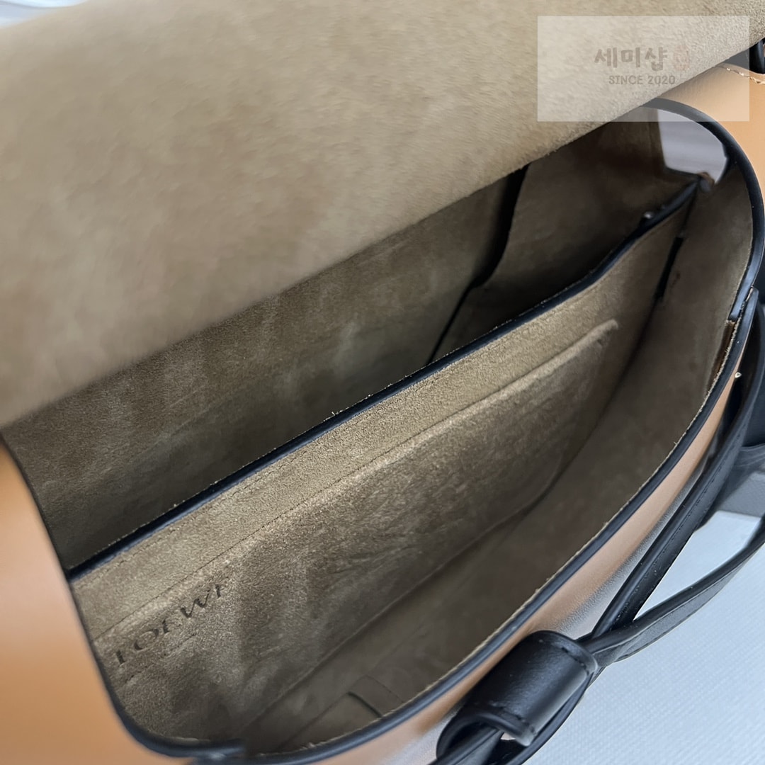 Loewe 로에베 소프트 카프스킨 & 자카드 스몰 게이트 백 20*19*11.5CM Bag 9번 이미지