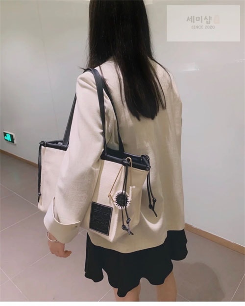 Loewe 로에베 쿠션 캔버스 토트백 Bag 5번 이미지
