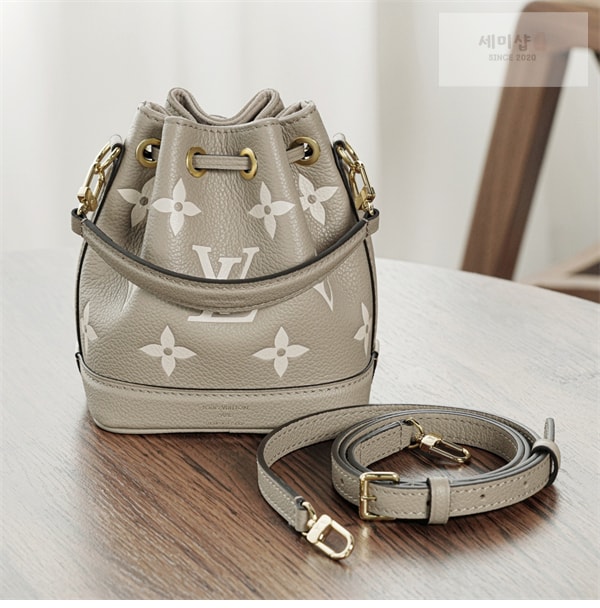 Louis Vuitton 루이비통 나노 노에 백 앙프렝뜨 모노그램 M46291 갈렛 바이컬러 Bag 19번 이미지