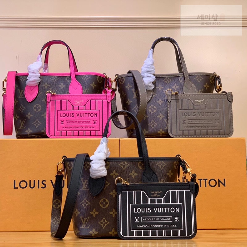 Louis Vuitton 루이비통 네버풀 반둘리에 인사이드 아웃 BB " 4 Color " 핑크 Bag 16번 이미지