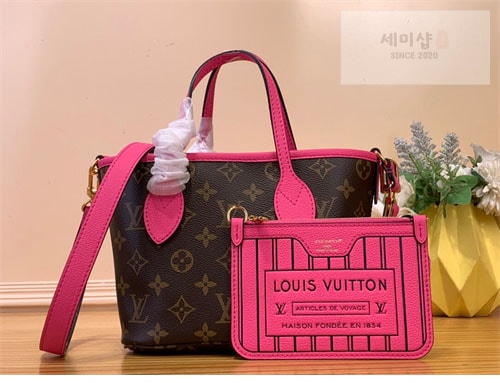 Louis Vuitton 루이비통 네버풀 반둘리에 인사이드 아웃 BB " 4 Color " 핑크 Bag 39번 이미지