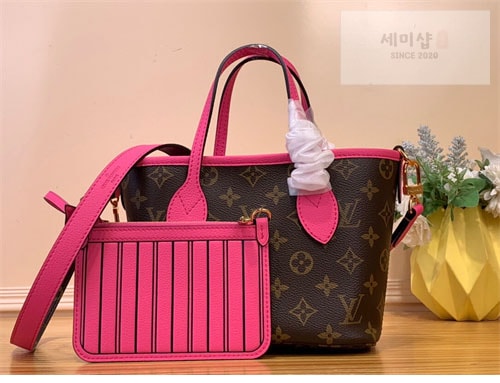 Louis Vuitton 루이비통 네버풀 반둘리에 인사이드 아웃 BB " 4 Color " 핑크 Bag 28번 이미지