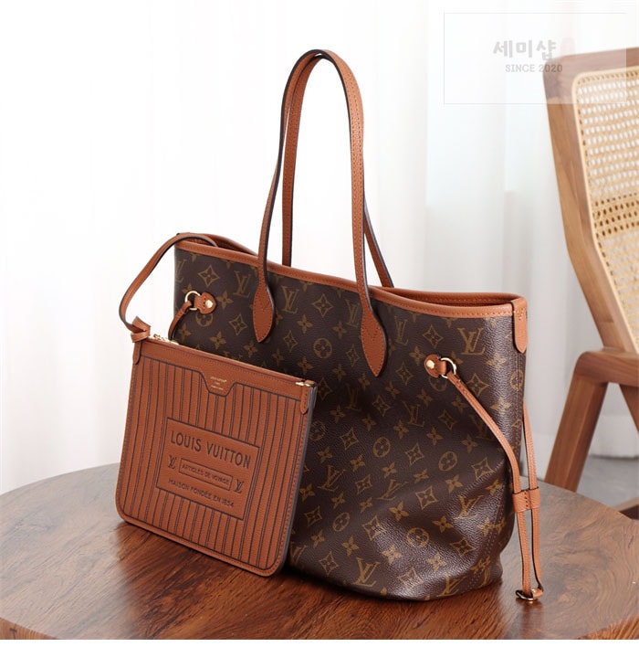 Louis Vuitton 루이비통 네버풀 인사이드 아웃 MM M12061 모노그램 탄 Bag 15번 이미지