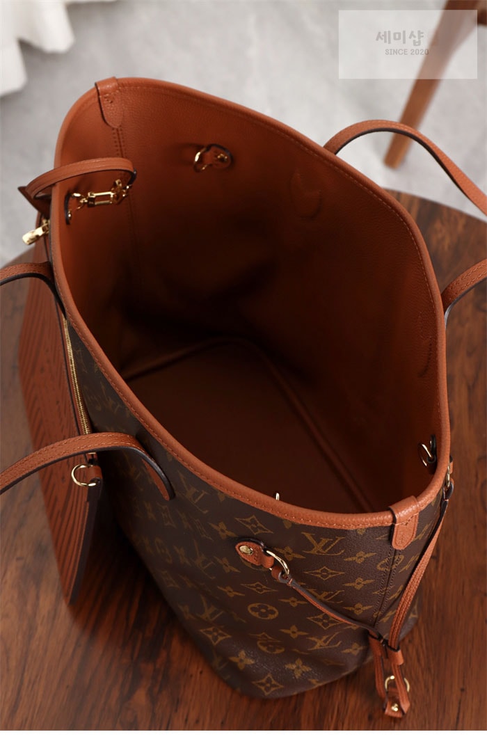 Louis Vuitton 루이비통 네버풀 인사이드 아웃 MM M12061 모노그램 탄 Bag 6번 이미지