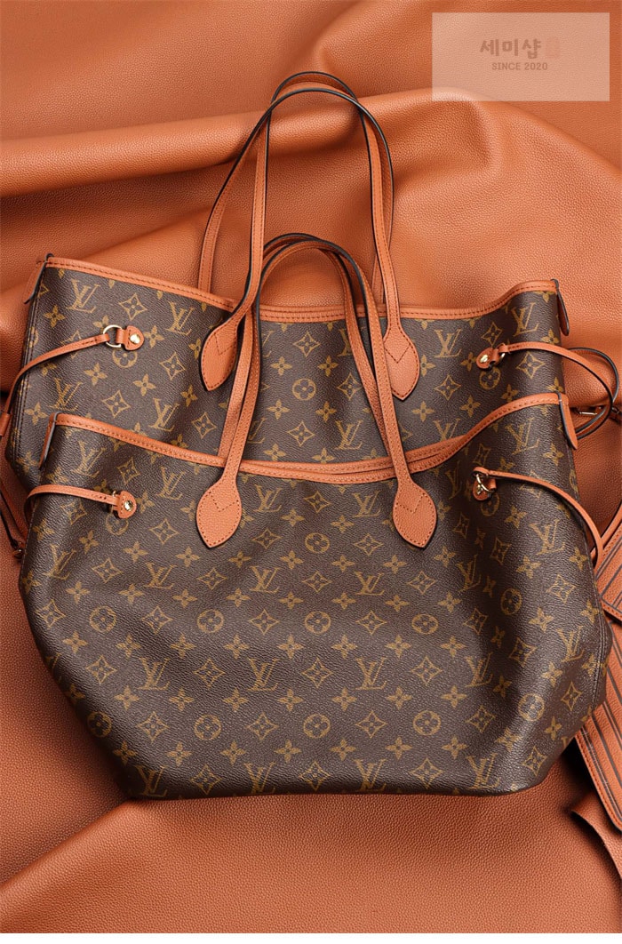 Louis Vuitton 루이비통 네버풀 인사이드 아웃 MM M12061 모노그램 탄 Bag 14번 이미지