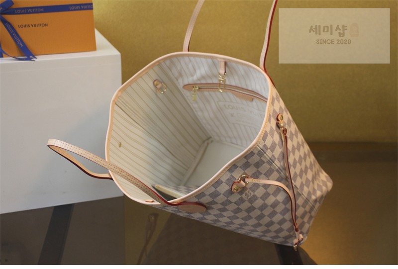 Louis Vuitton 루이비통 네버풀 GM 다미에 아주르 캔버스 N40602 아주르 다미에 Bag 10번 이미지