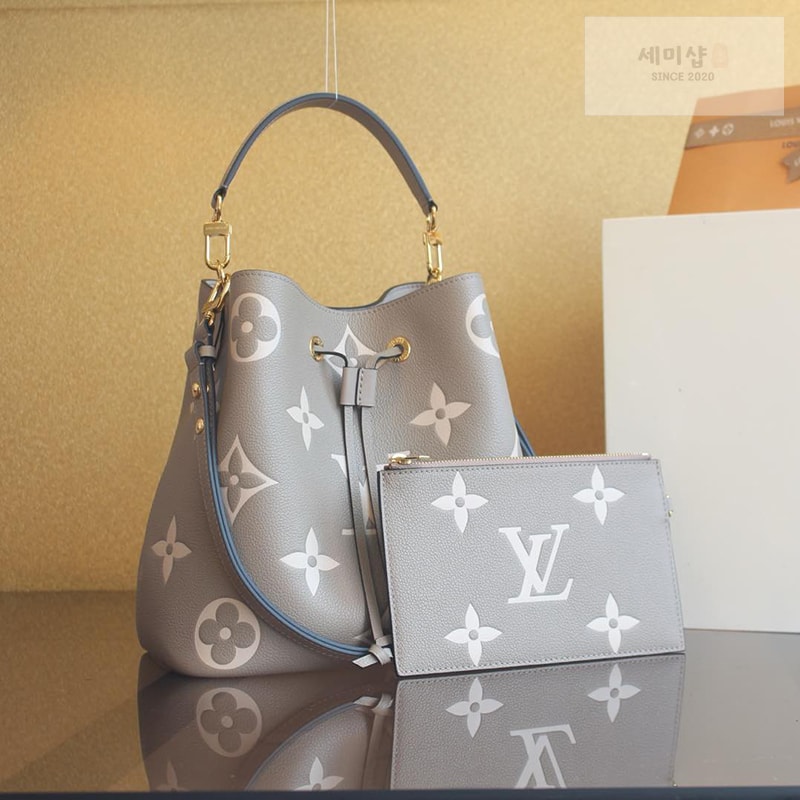 Louis Vuitton 루이비통 네오노에 MM 앙프렝뜨 모노그램 M45555 갈렛 바이컬러 Bag 3번 이미지