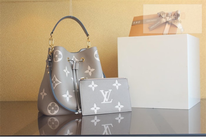 Louis Vuitton 루이비통 네오노에 MM 앙프렝뜨 모노그램 M45555 갈렛 바이컬러 Bag 7번 이미지