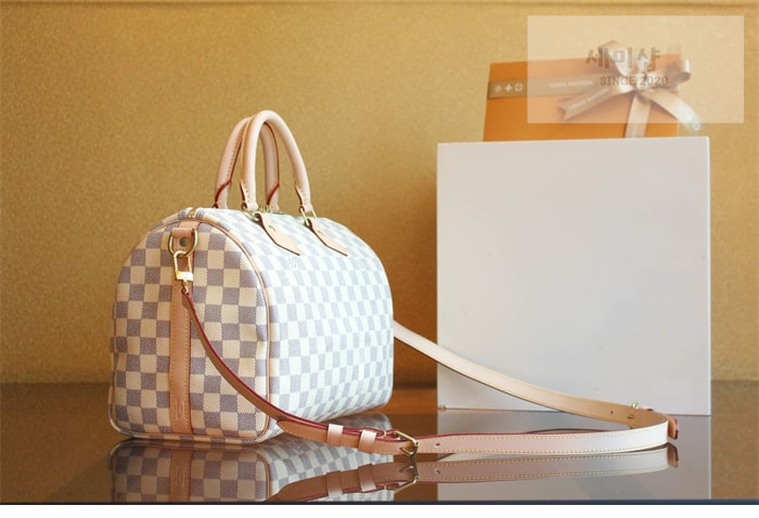 Louis Vuitton 루이비통 다미에 아주르 스피디 반둘리에 30 N41373 아주르 다미에 Bag 2번 이미지