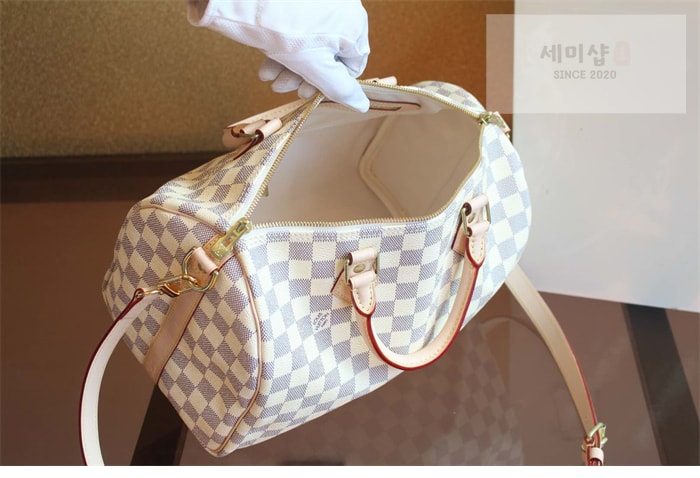 Louis Vuitton 루이비통 다미에 아주르 스피디 반둘리에 30 N41373 아주르 다미에 Bag 6번 이미지