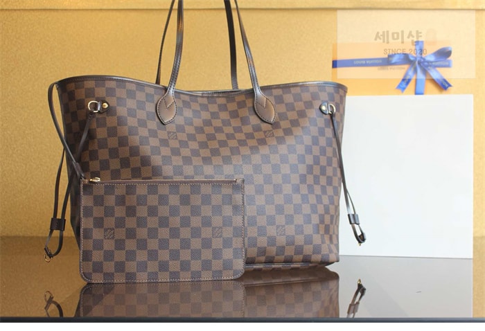 Louis Vuitton 루이비통 다미에 에벤 네버풀 GM N41357 다미에 Bag 3번 이미지